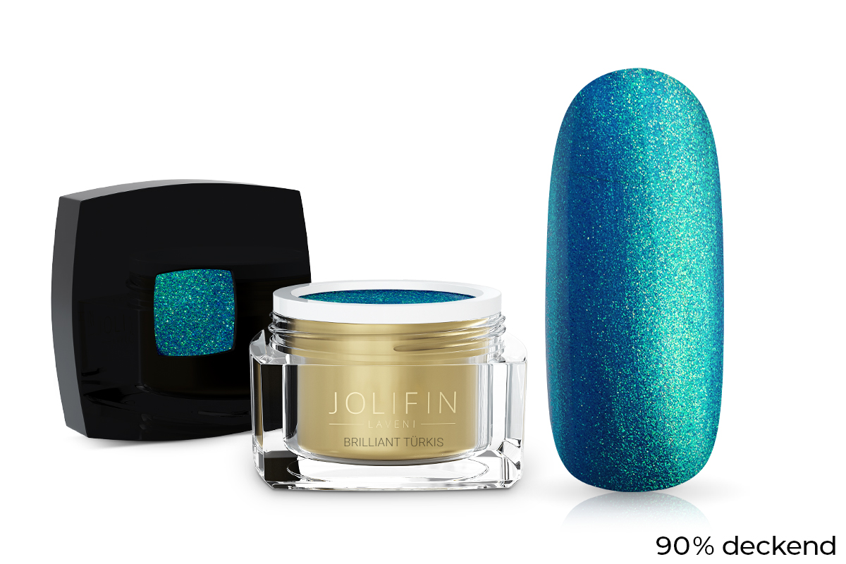 Jolifin LAVENI Colour Gel - brilliant turquoise 5ml