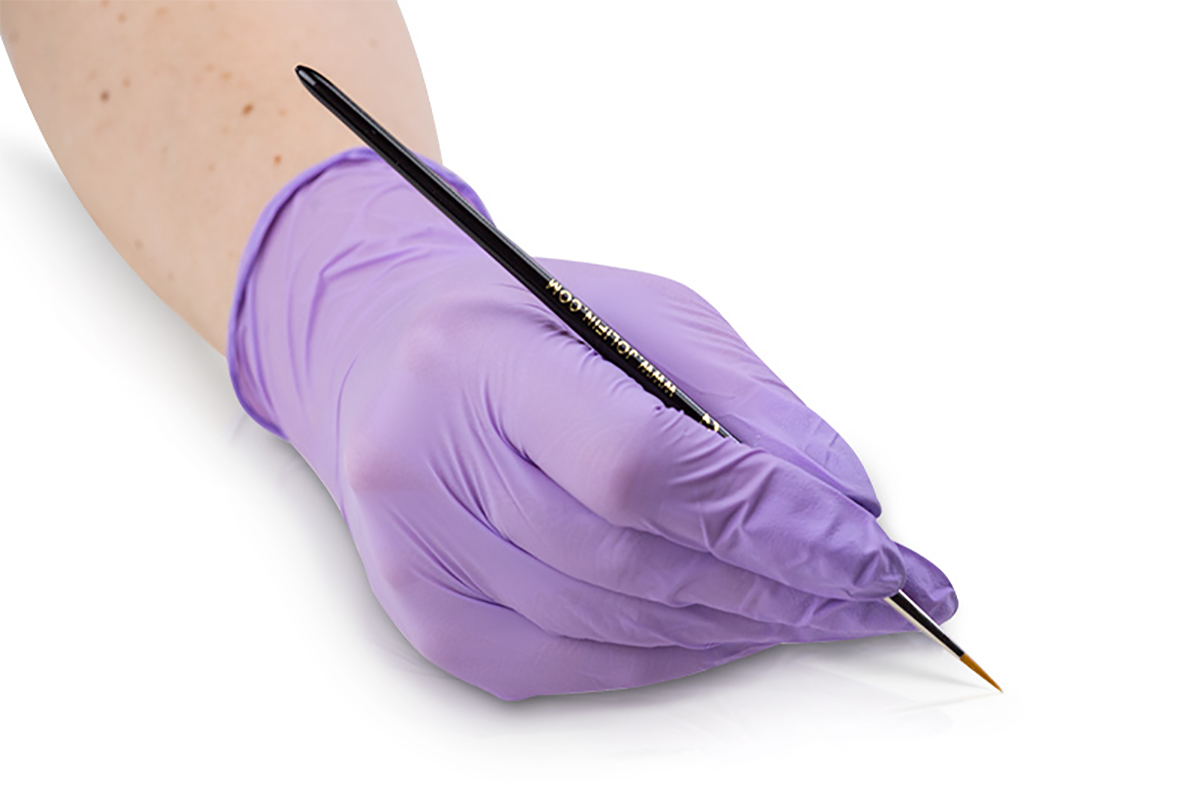 Nitrile gloves Violet Pearl size S
