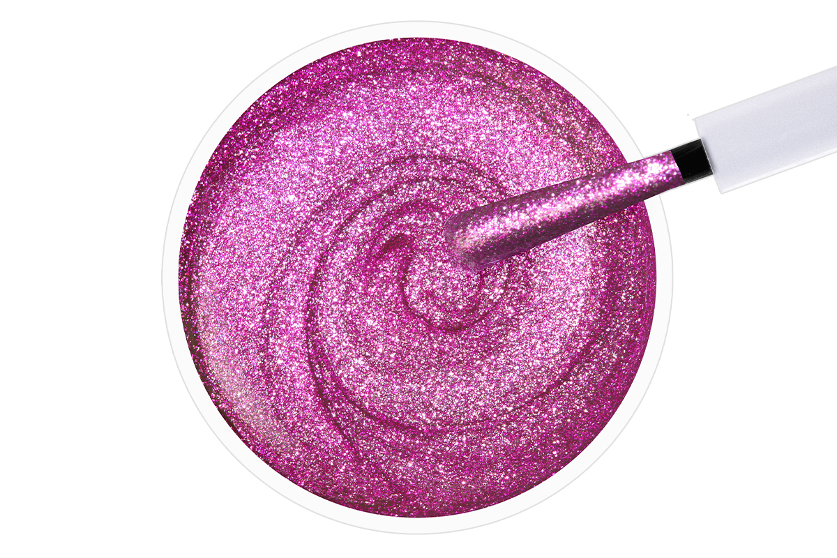 Jolifin Stamping Lacquer - pink Glitter 12ml
