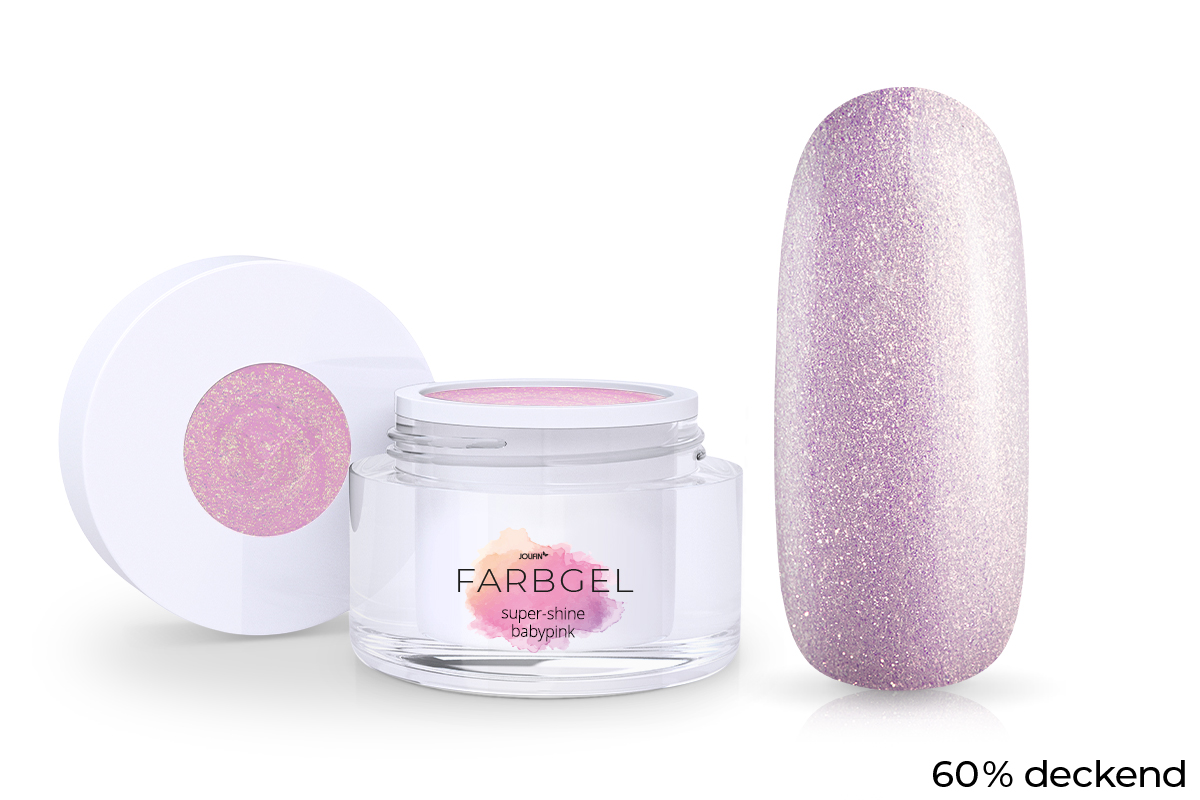 Jolifin colour gel super-shine babypink 5ml