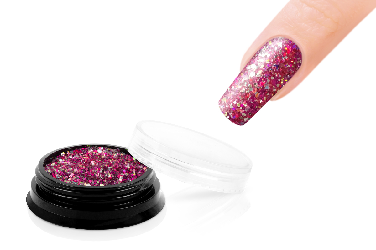 Jolifin LAVENI Luxury Glitter - red berry