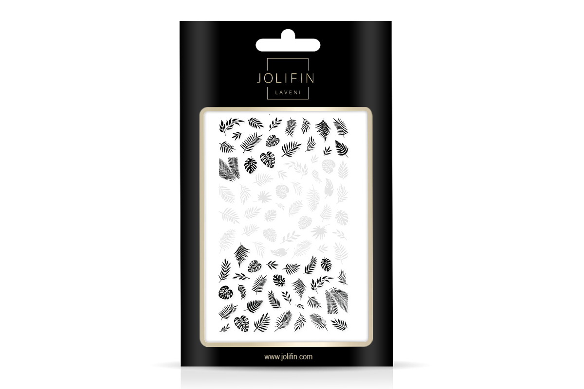 Jolifin LAVENI XL Sticker - black & white No. 2