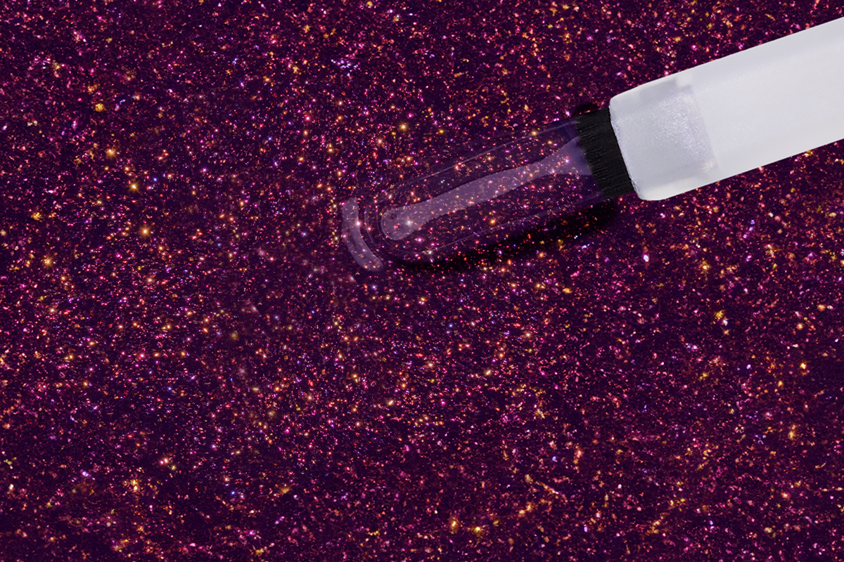Jolifin LAVENI Shellac - shiny bordeaux 10ml