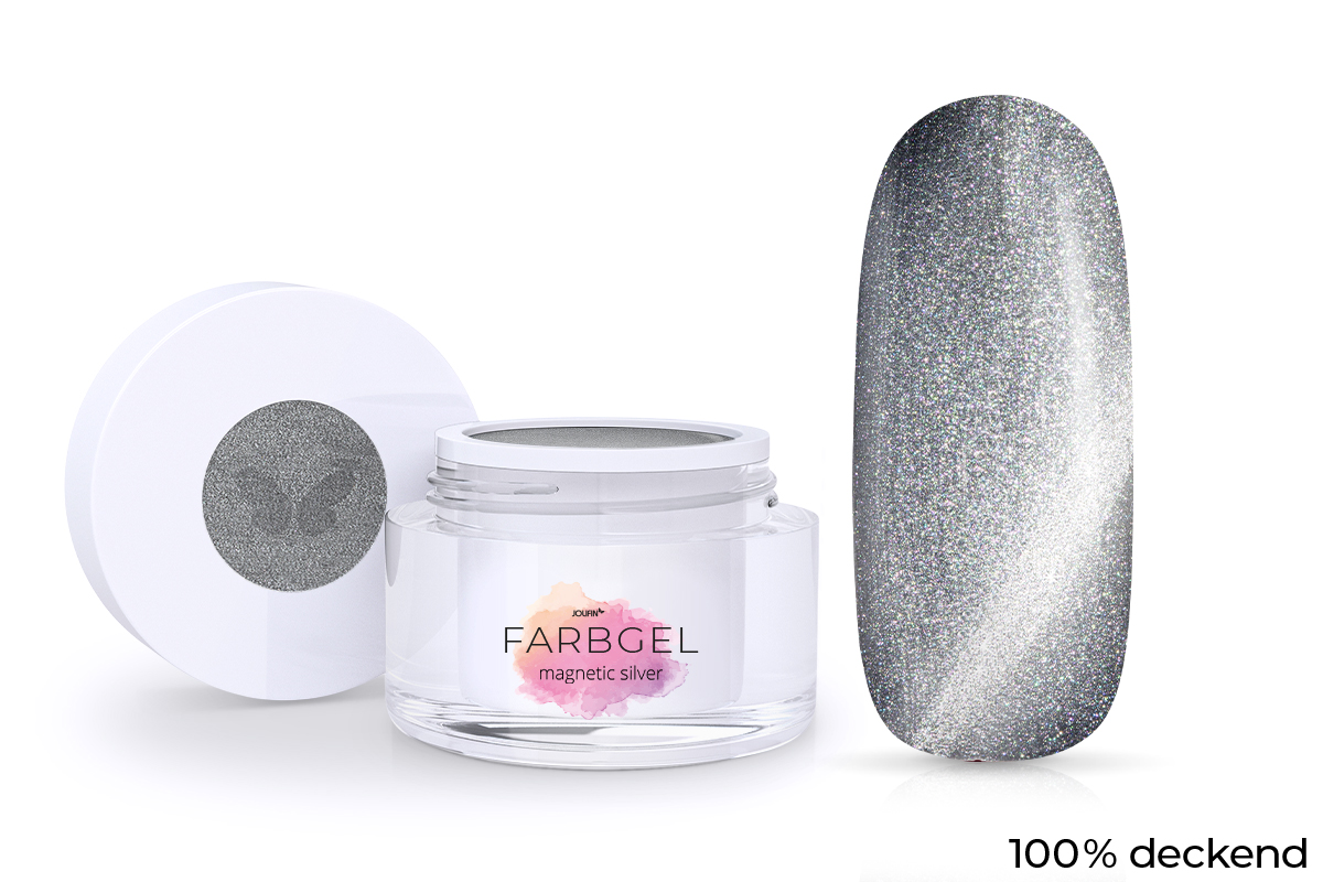 Jolifin colour gel magnetic silver 5ml