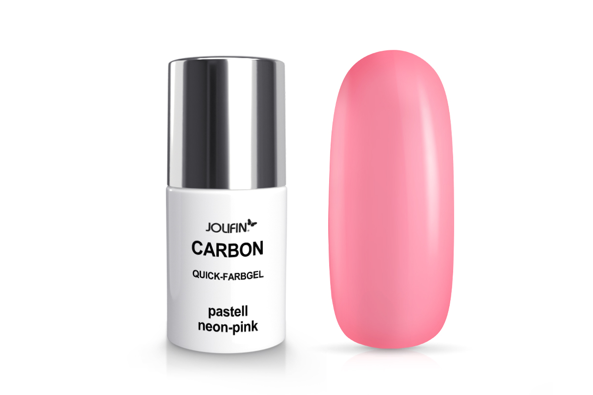 Jolifin Carbon Quick-Farbgel pastell neon-pink 11ml