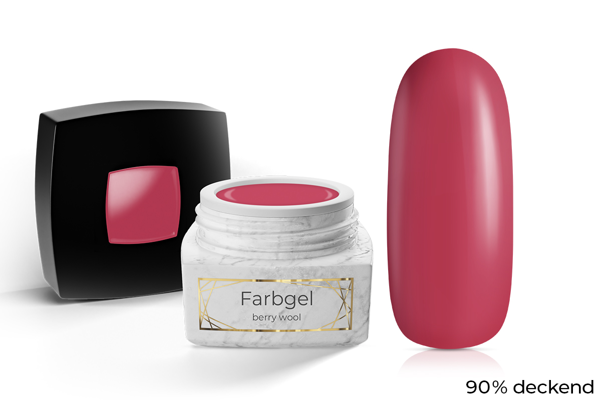 Jolifin LAVENI PRO colour gel - berry wool 5ml