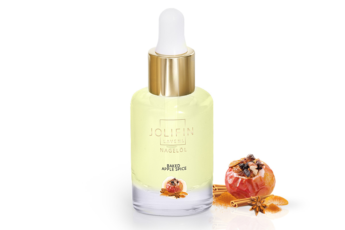 Jolifin LAVENI Nagelöl - baked apple spice 10ml