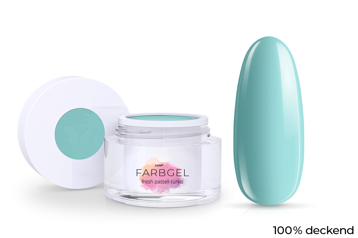 Jolifin colour gel fresh pastel turquoise 5ml
