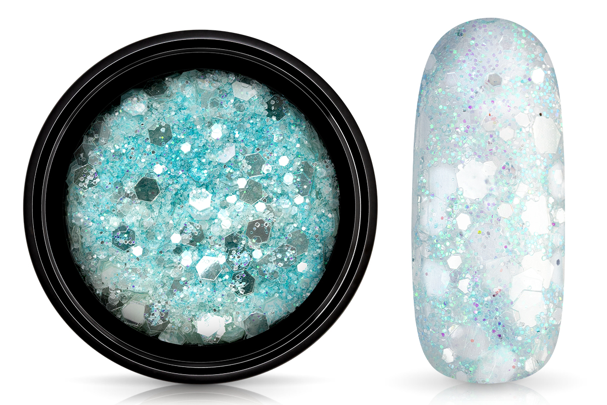 Jolifin LAVENI Crystal Glitter - pastel turquoise