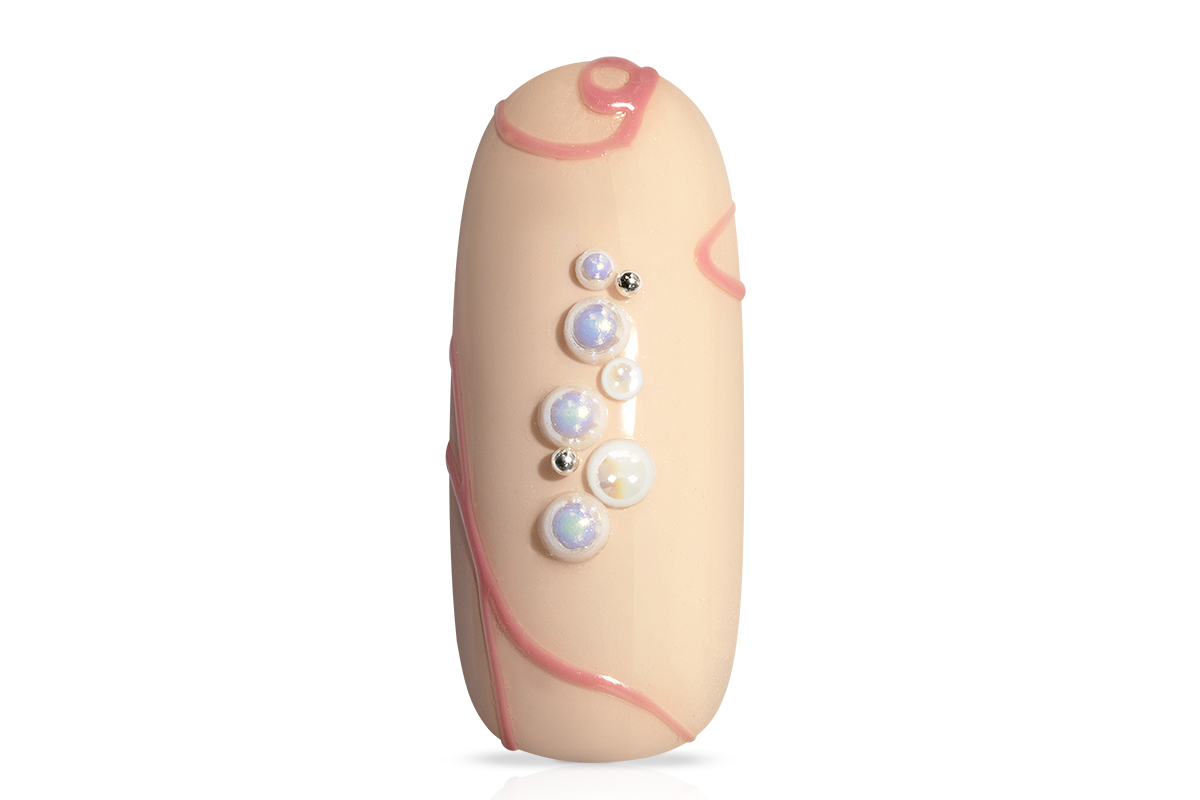 Jolifin half pearl display - cream