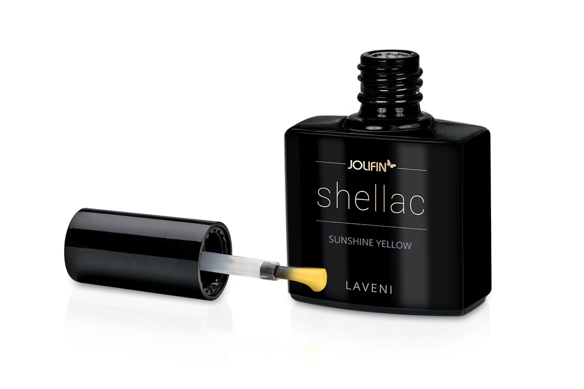 Jolifin LAVENI Shellac - sunshine yellow 10ml