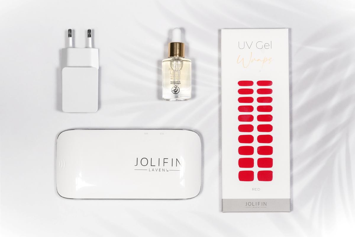 Jolifin LAVENI UV Gel-Wraps Starter-Set - S
