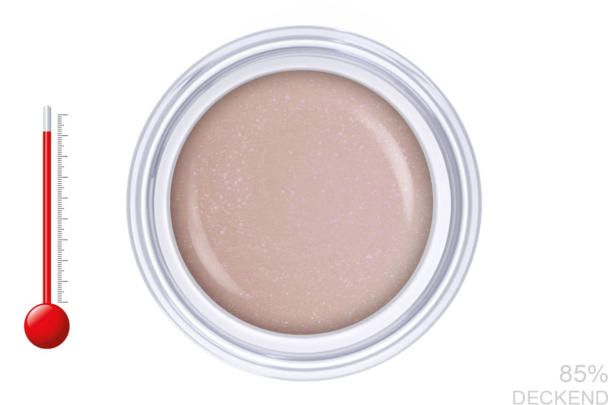 Jolifin Thermo Colour Gel aubergine Glitter 5ml