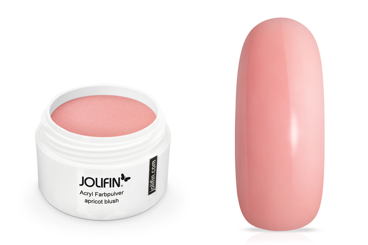 Jolifin acrylic colour powder apricot blush 5g