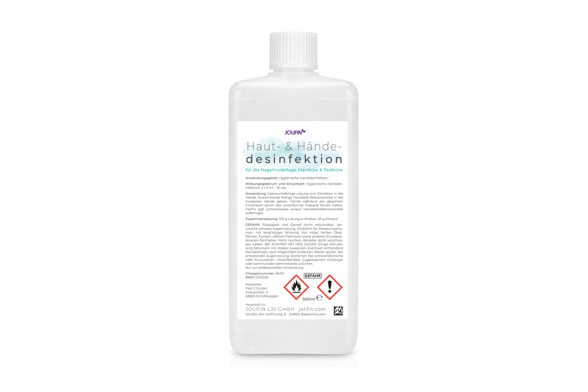 Skin and hand disinfection - dispenser bottle 500ml