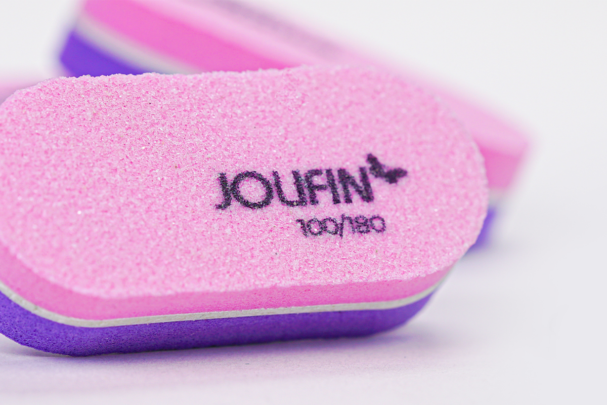 Jolifin Micro Buffer File 100/180 - pink & purple