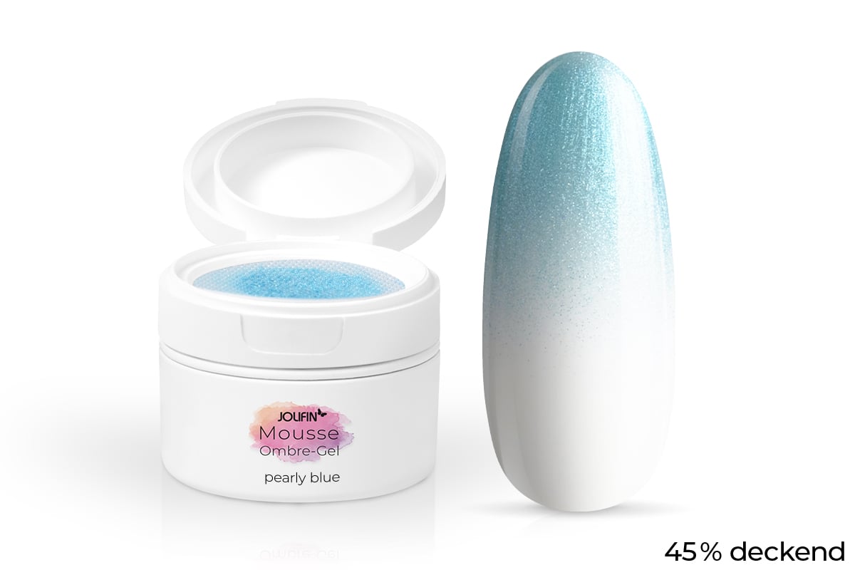 Jolifin Mousse Ombre-Gel - pearly blue 5ml