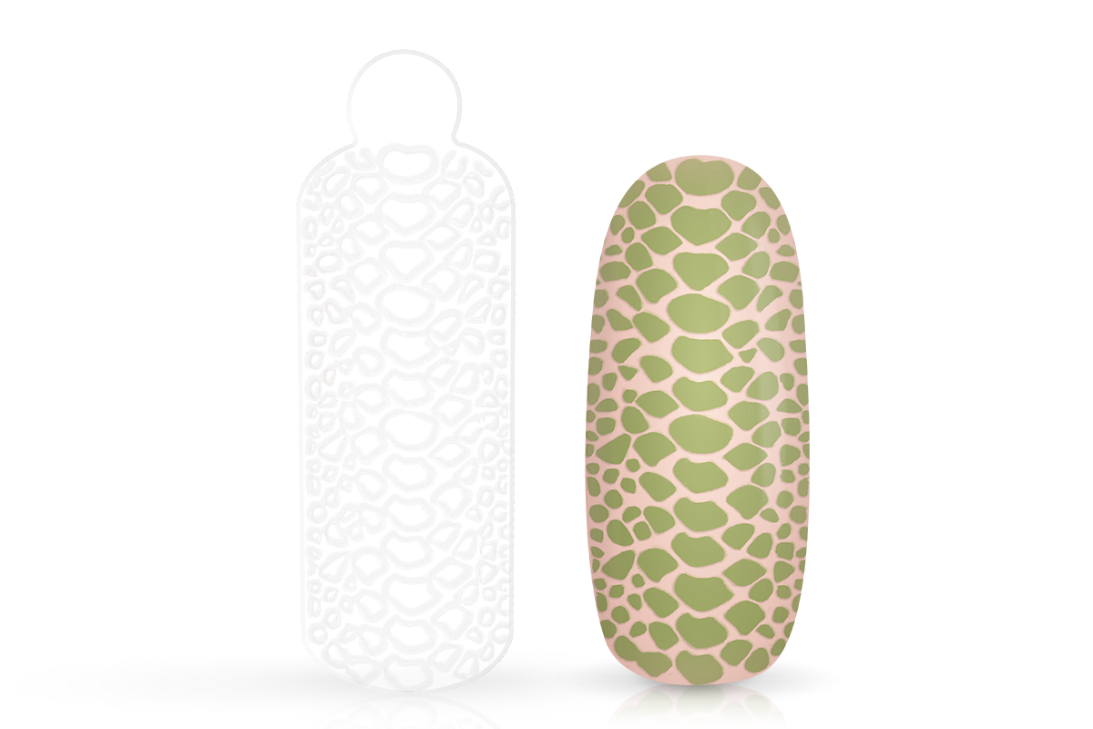 Jolifin silicone mould for dual tips - crocodile snake