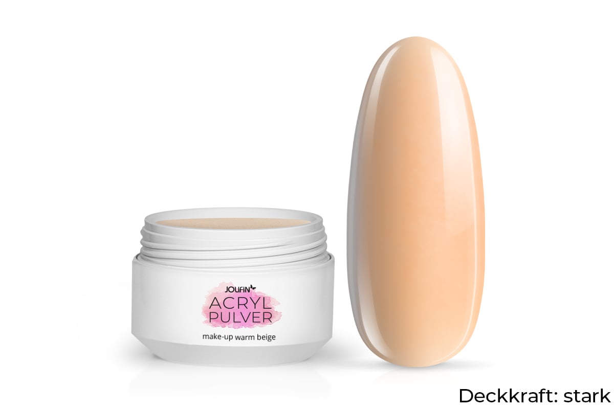 Jolifin Acryl Pulver - make-up warm beige 10g