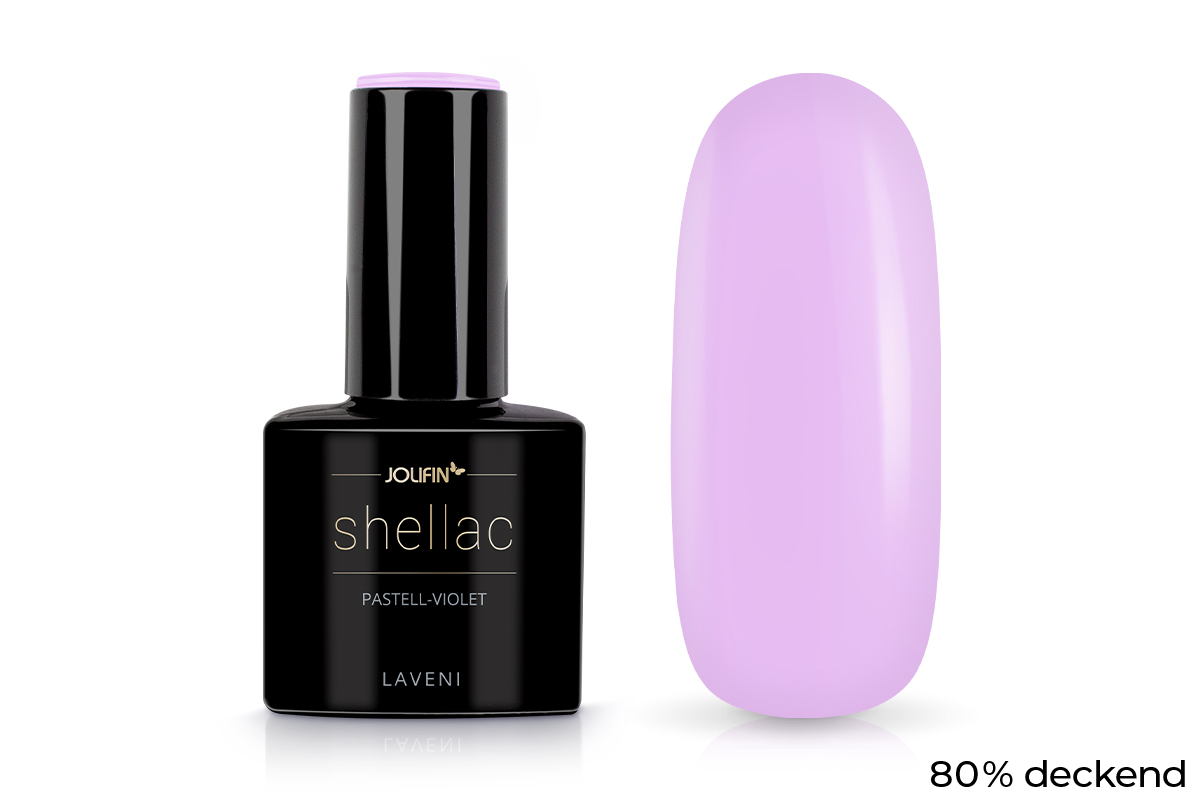 Jolifin LAVENI Shellac - pastel violet 10ml