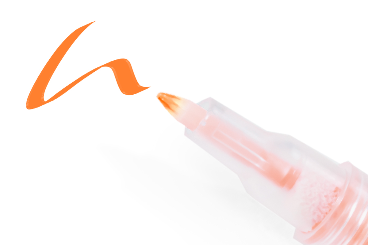 Jolifin LAVENI 3D Nail Art Pen - neon orange