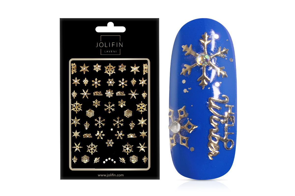 Jolifin LAVENI XL Sticker - Rhinestone Christmas No. 1