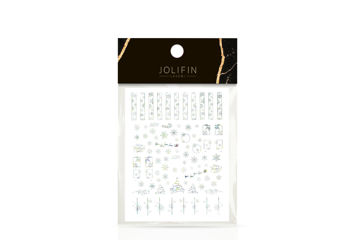 Jolifin LAVENI XL Sticker - Hologramm Christmas Nr. 6