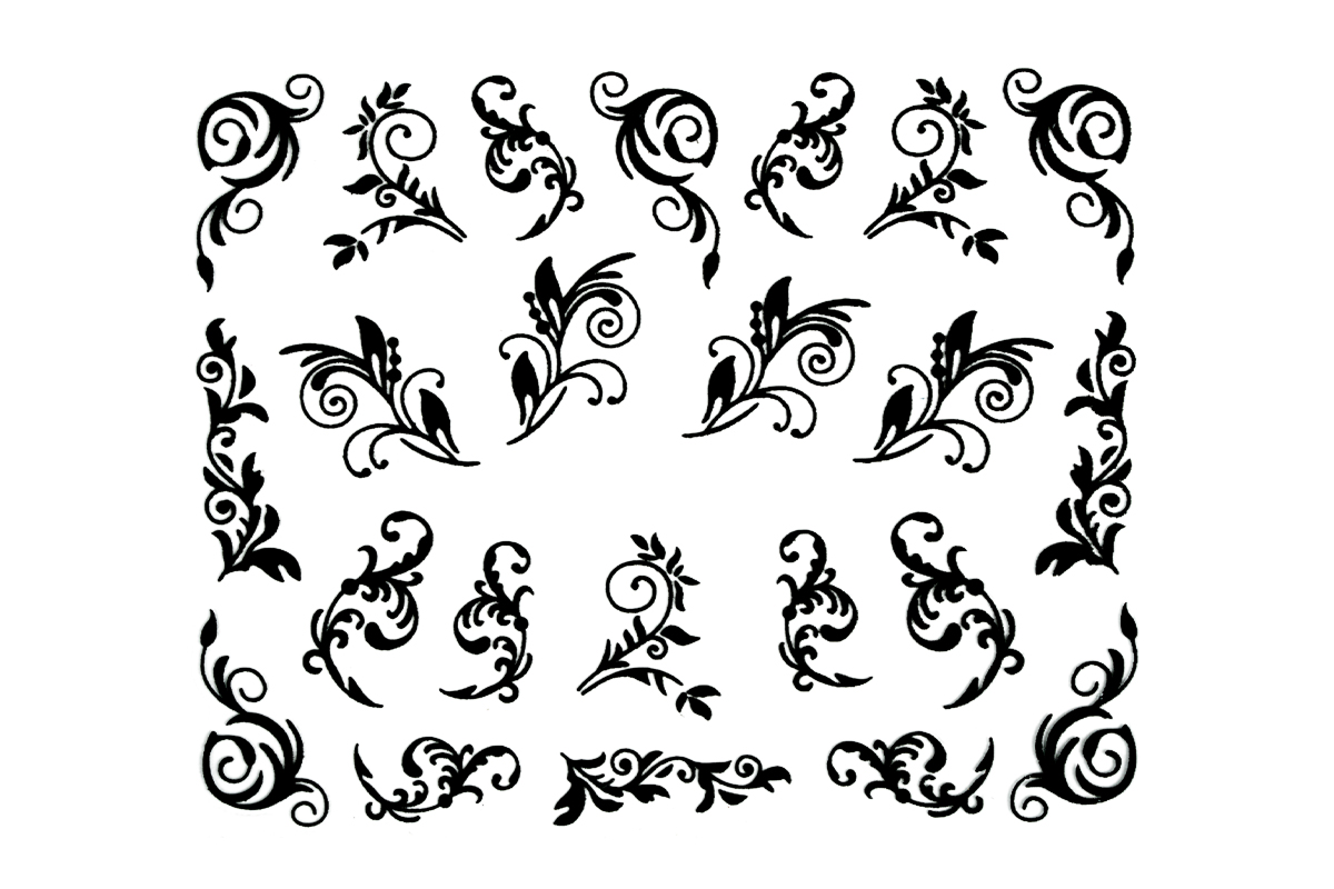 Jolifin LAVENI Sticker - black No. 9