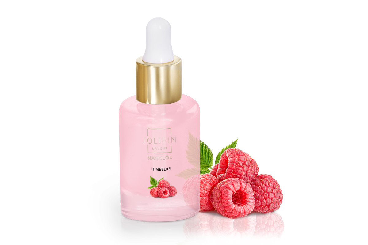 Jolifin LAVENI Nail Oil - Raspberry 10ml