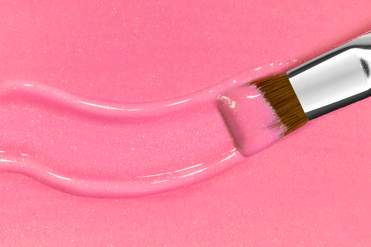 Jolifin Colour Gel - babydoll pink Glimmer 5ml