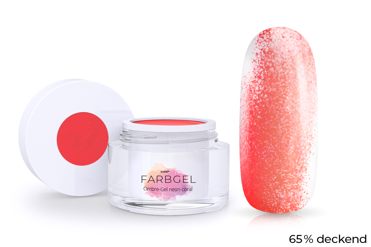 Jolifin Ombre-Gel - neon-coral 5ml