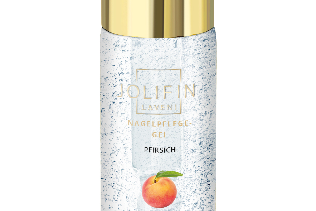 Jolifin LAVENI Nail Care Gel - Peach 10ml