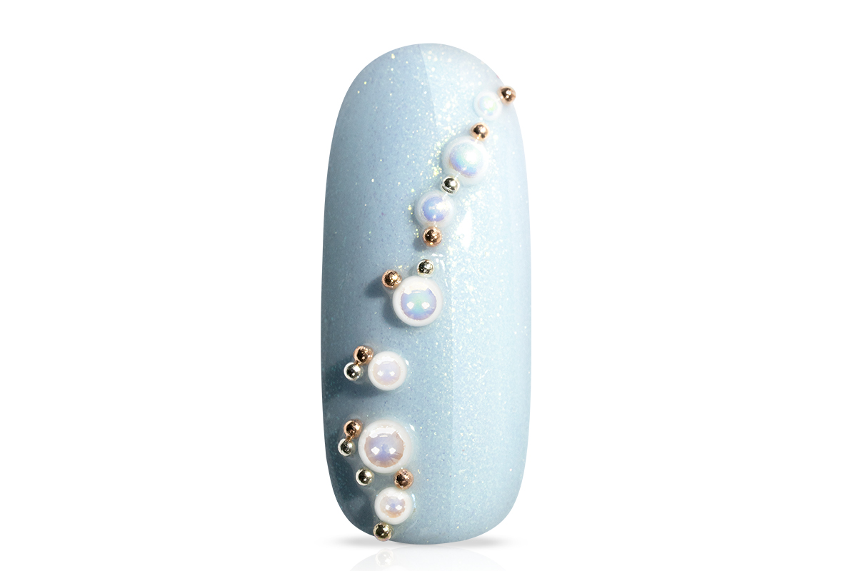 Jolifin half pearl display - white