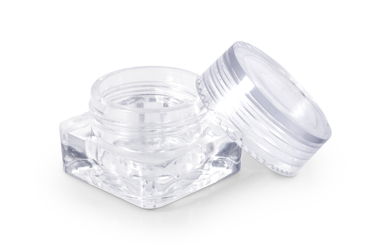 Jolifin Glitter Jar - empty container 3pcs.