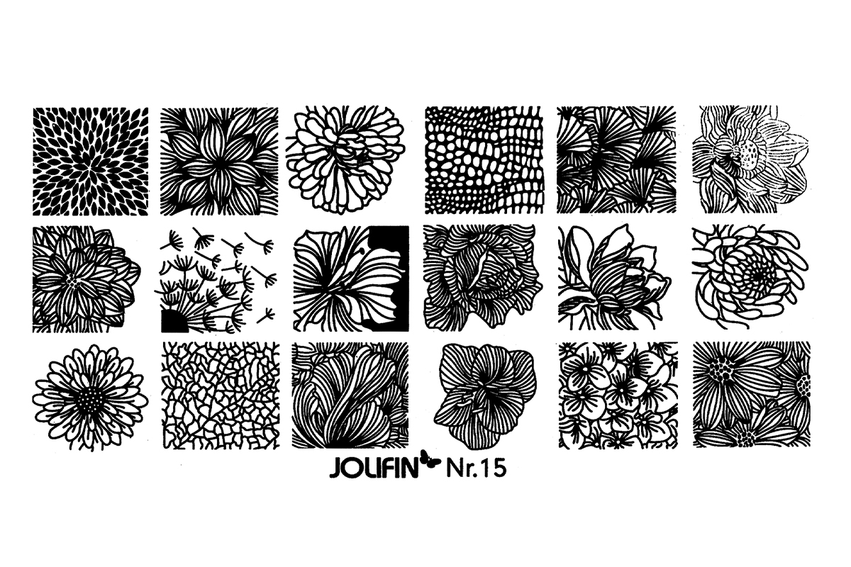 Jolifin Stamping Stencil No. 15