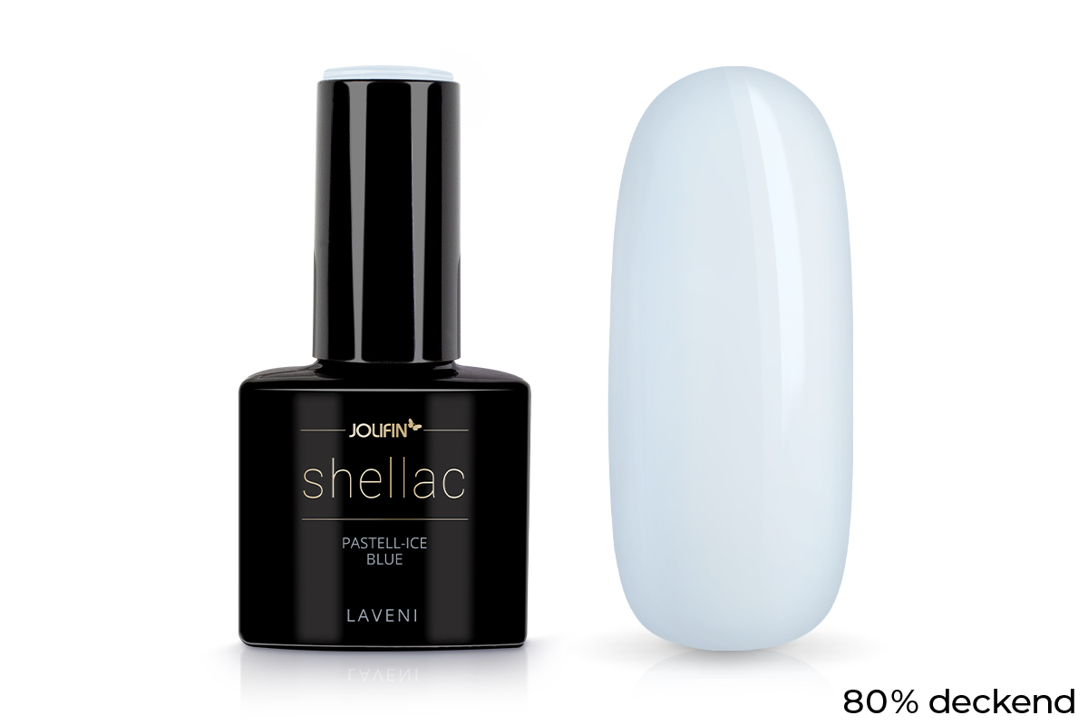 Jolifin LAVENI Shellac - pastel-ice blue 10ml