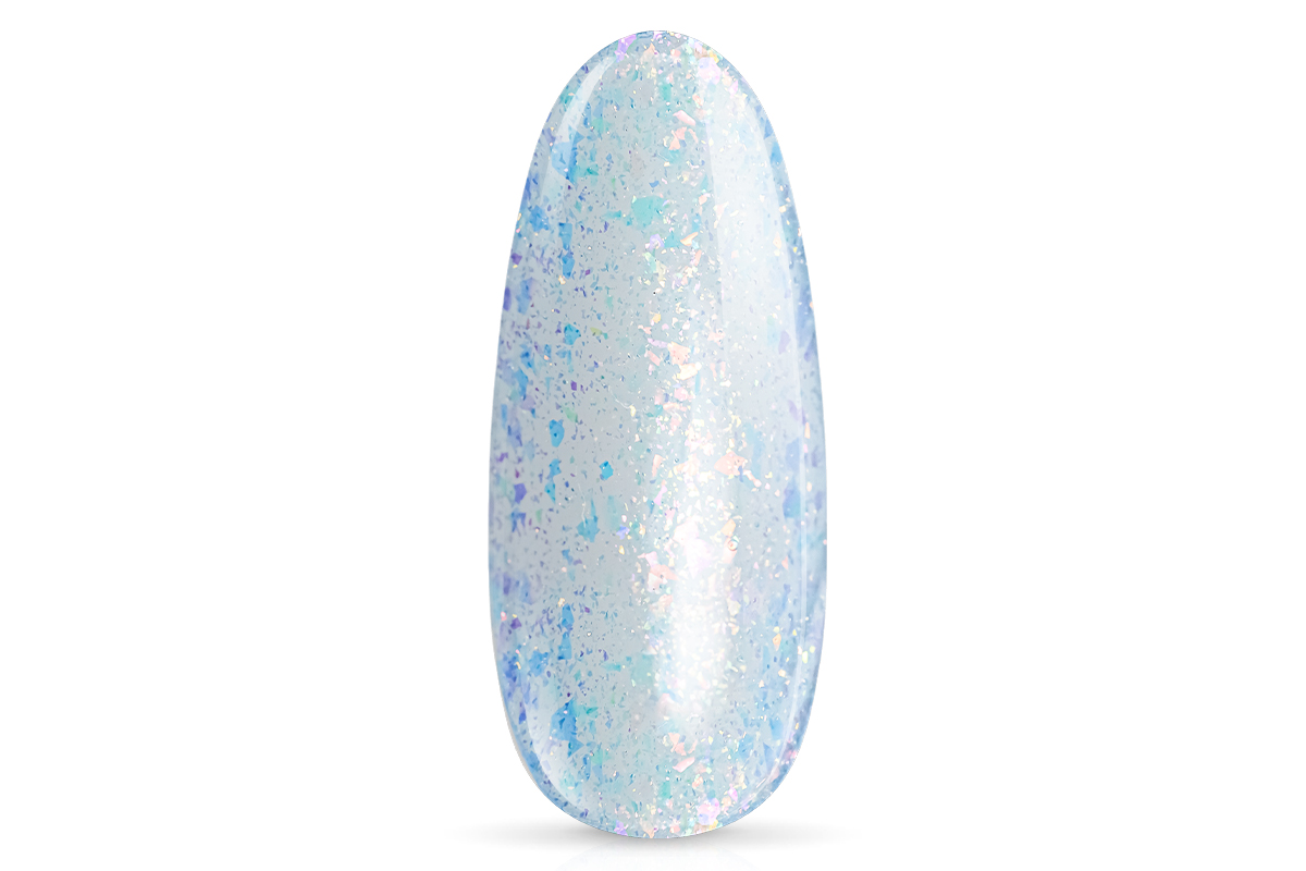 Jolifin LAVENI Shellac - Jelly Glas aurora Flakes ocean 10ml
