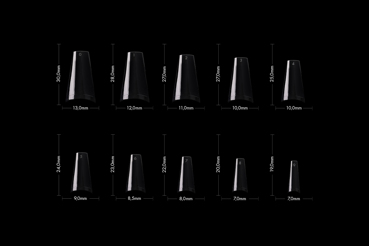 Jolifin 100er Tipbox Short Cut - coffin clear