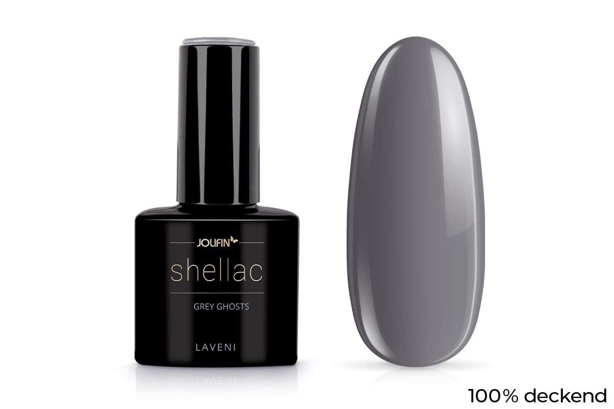 Jolifin LAVENI Shellac - grey ghosts 10ml