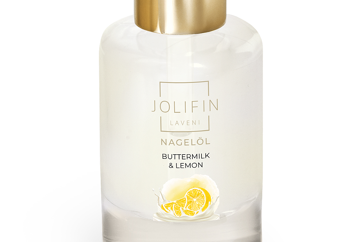 Jolifin LAVENI Nagelöl - buttermilk & lemon 10ml