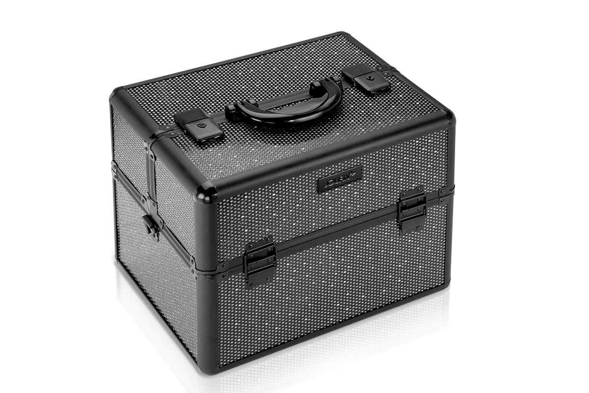 Jolifin Mobile Cosmetic Case black glitter Jolifin Mobile Cosmetic Case black glitter