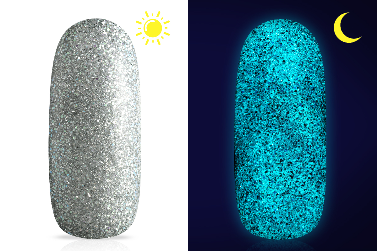 Jolifin Nightshine glitter powder - pastel-grey