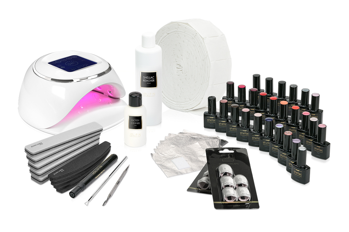 Jolifin LAVENI Shellac Starter-Set - XXL - Professional