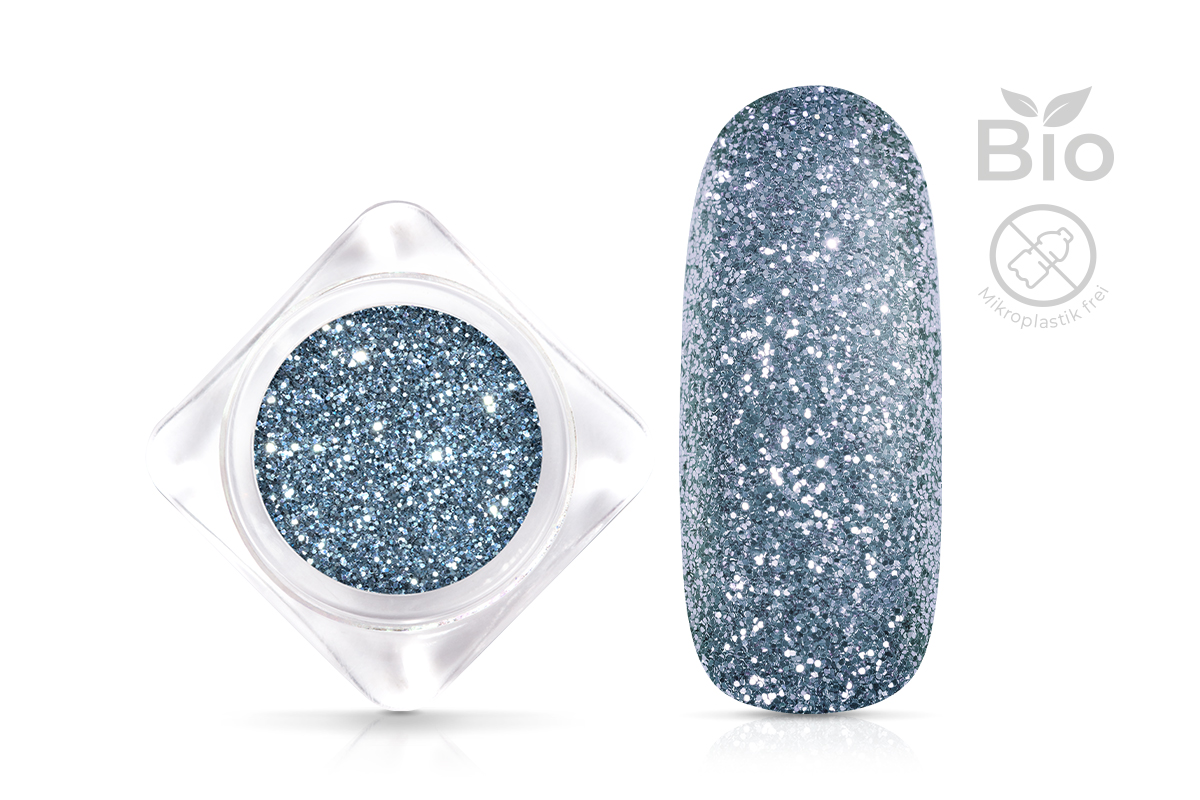 Jolifin organic glitter powder - light blue