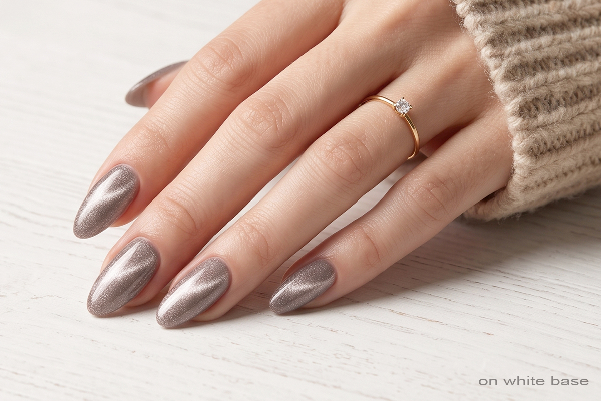 Jolifin LAVENI Shellac – Cat-Eye extreme satin brown 10ml