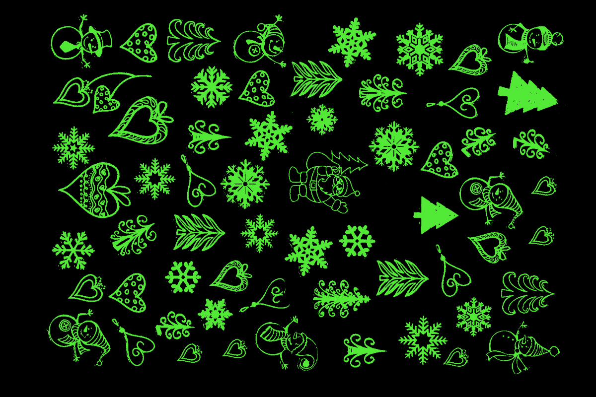 Jolifin Christmas Sticker - Nightshine No. 6
