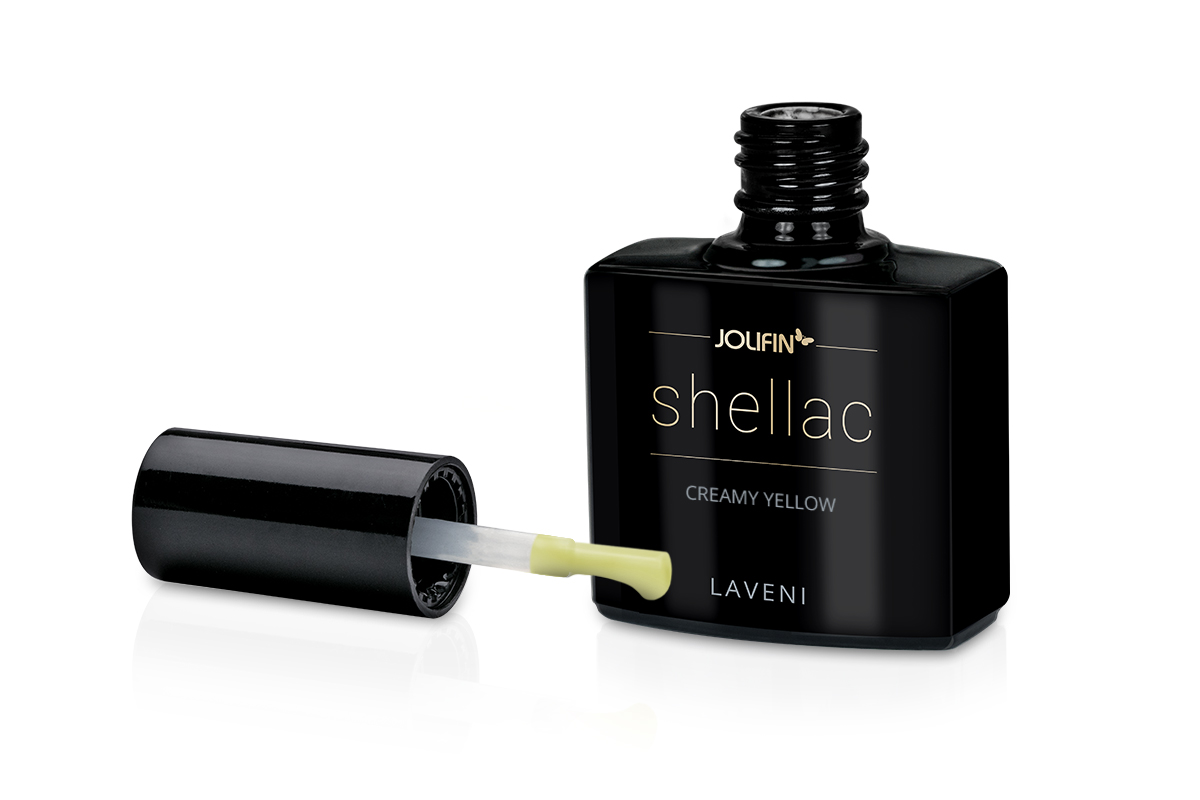 Jolifin LAVENI Shellac - creamy yellow 10ml 