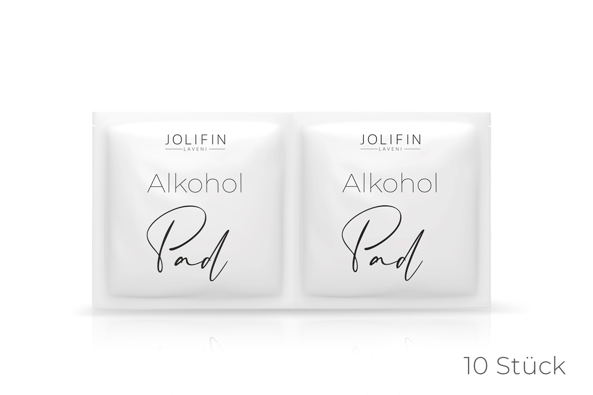 Jolifin LAVENI Alkoholpads - 10 Stück
