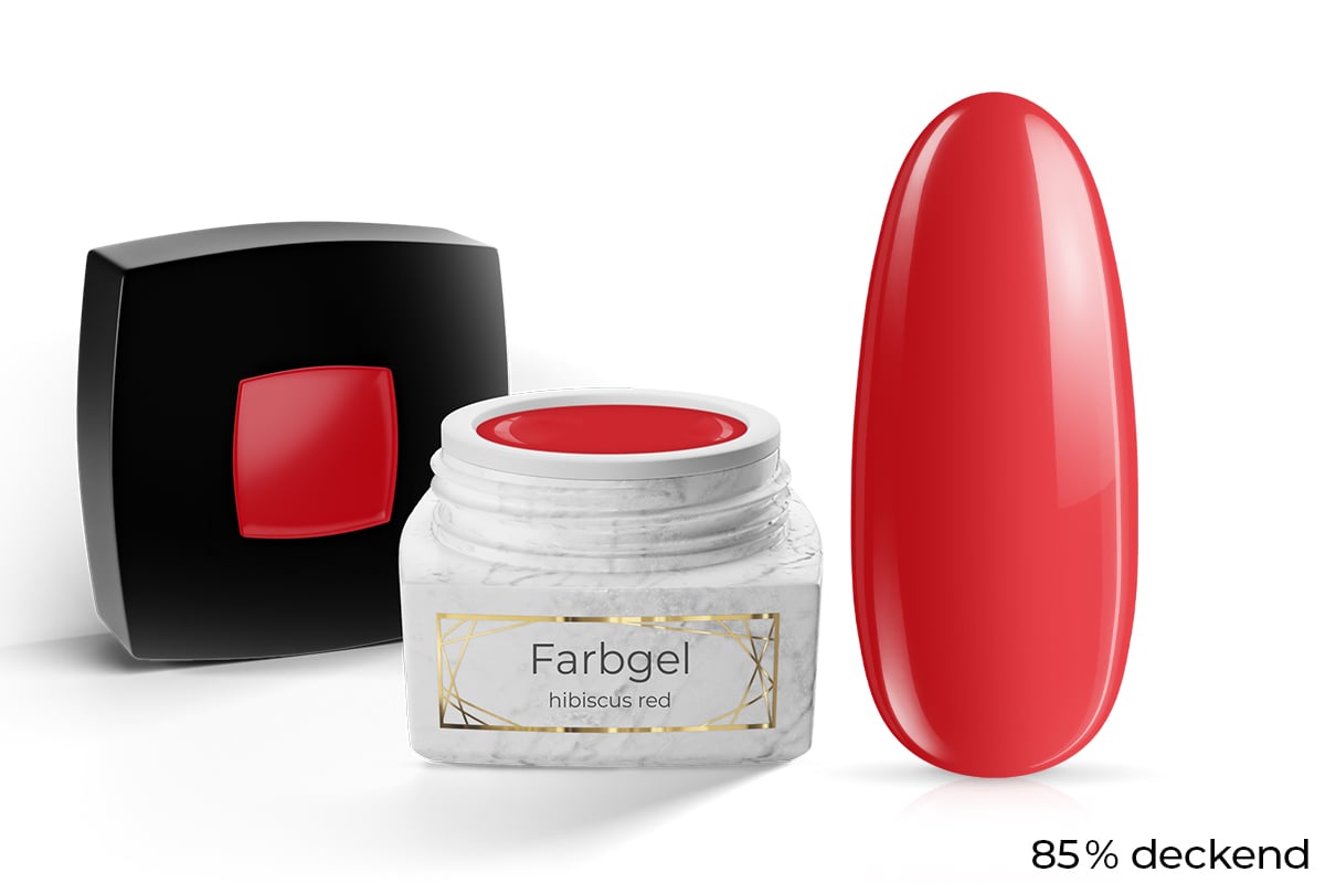 Jolifin LAVENI PRO colour gel - hibiscus red 5ml