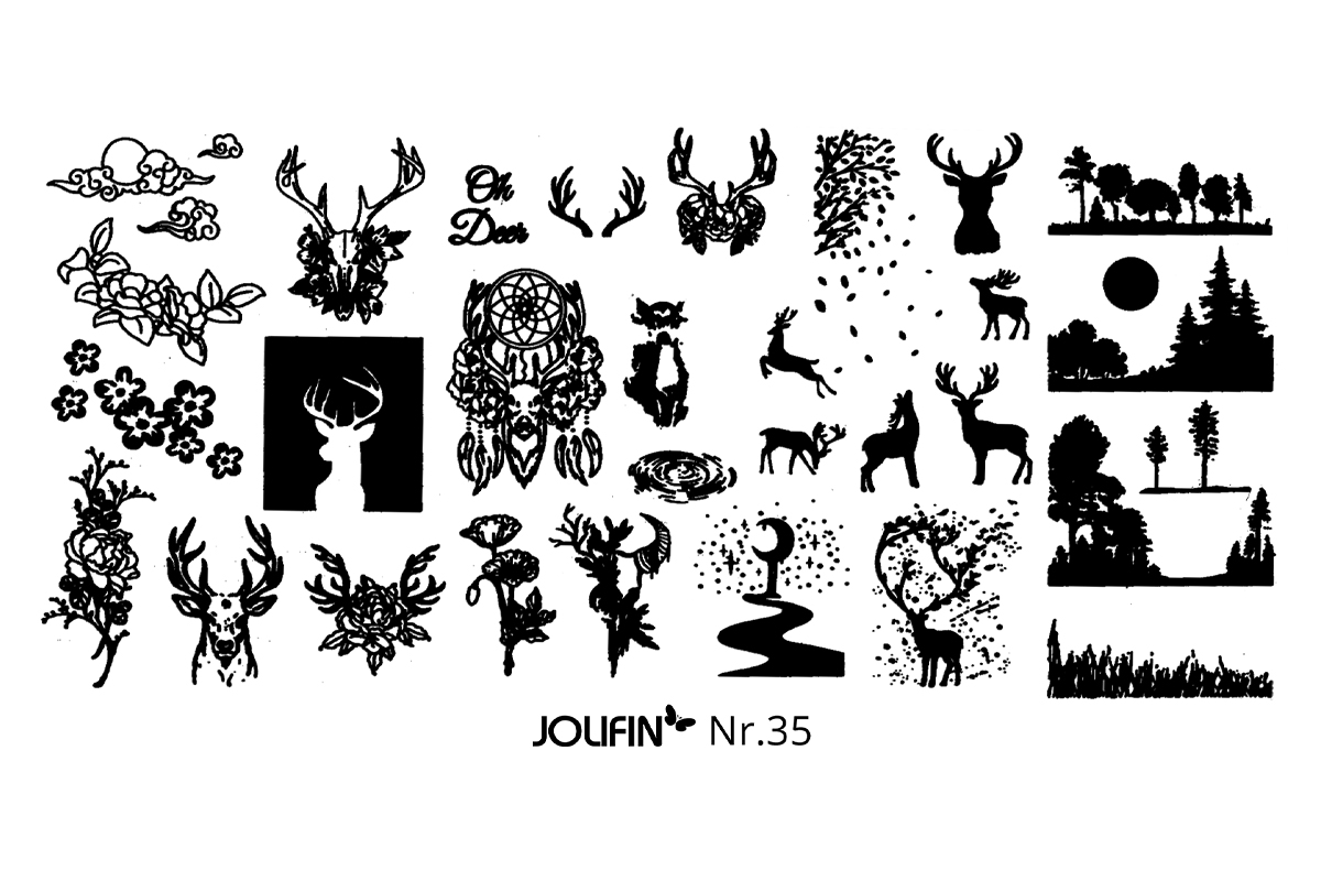 Jolifin Stamping Stencil No. 35